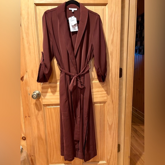 DR2 by Daniel Rainn long 100% polyester duster/dress/coat  NWT size 1x - Picture 1 of 8